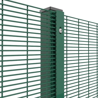 Cadre métallique Défense de qualité militaire PVC revêtu 358 Système anti-pénétration pour une sécurité maximale et une défense anti-escalade