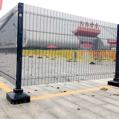 Panneaux de clôture en treillis métallique galvanisés 358 anti-coupe Solution durable et à l'épreuve des manipulations pour les sites industriels commerciaux
