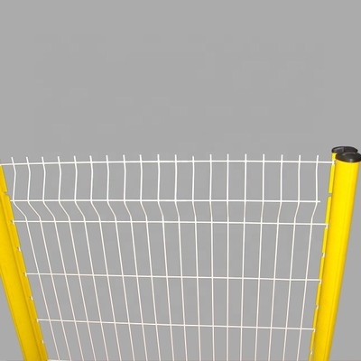 Fence métallique 3D en PVC revêtue de fermeture lourde Sécurité adaptée à l'agriculture avec conception anti-escalade et diamètre de fil 4/ 4.5/ 5 mm