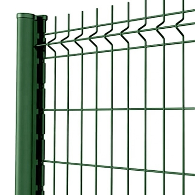 Fence métallique 3D en PVC revêtue de fermeture lourde Sécurité adaptée à l'agriculture avec conception anti-escalade et diamètre de fil 4/ 4.5/ 5 mm
