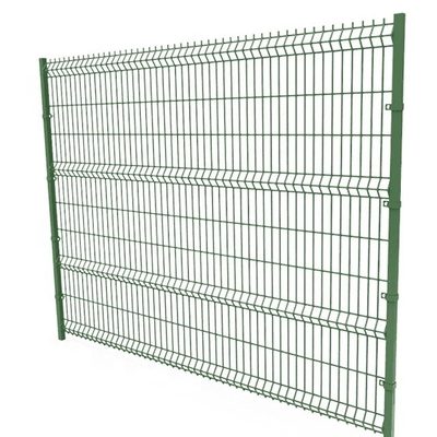 Taille de la maille 50*200/55*200mm Cadre revêtu en PVC Panneaux de clôture 3D galvanisés courbés pour environnements innovants et paysages chics