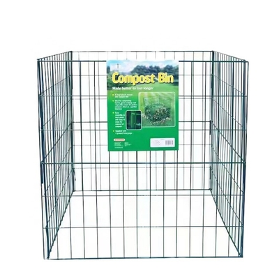 Couches réglables Panneau de filetage soudé Boîte de compostage pour les besoins de compostage personnalisés en jardinage polyvalent sans couvercle