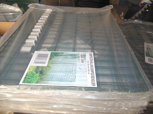 Un bac de compost à mailles de seau pour les espaces verts urbains
