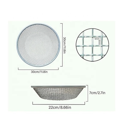 Jardinage accessoire essentiel grand 11,8 pouces en acier compost tamisage de poids lourd tamisage de jardin maille