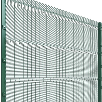 Largeur du panneau 3m PVC/poussière revêtue de visibilité améliorée 358 Clôture anti-escalade pour la sécurité industrielle