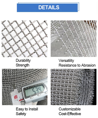 Maillage en acier galvanisé de qualité industrielle polyvalent et durable pour diverses applications
