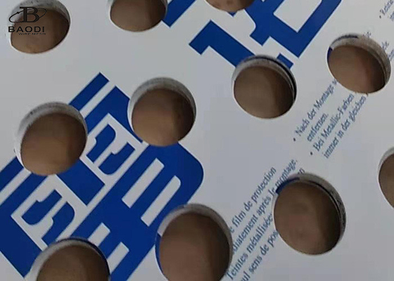 le trou rond de 0.5mm forment 316 inoxydables la maille en acier perforée