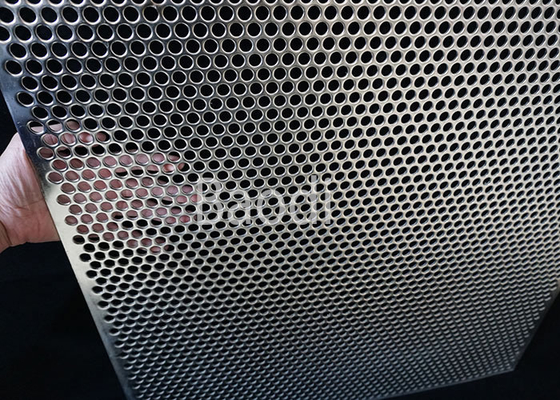 304l 316l a perforé le trou d'acier inoxydable Mesh Round 0.8mm