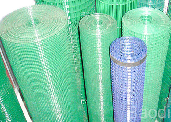 La barrière animale Pvc Coated 1x1 solides solubles soudent la mesure de Mesh Green Color 19