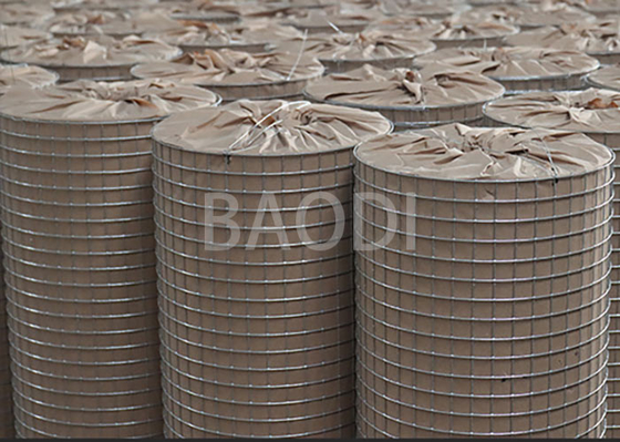 Soudure enduite en plastique Mesh Steel Square Grid Galvanized de mesure de la construction 16