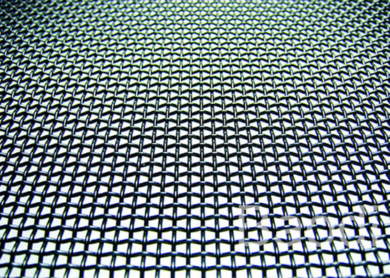 L'anti acier de rouille de Stainlesss a serti par replis le fil Mesh Galvanized Woven Square Grid