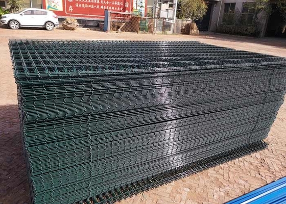 perforation rectangulaire de fer de Mesh Fence Pvc Coating Welded de fil de jardin de 6ft